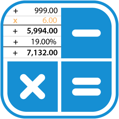 Adding Machine With Tape Calc