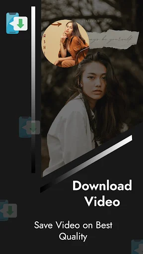 ShortStory app download screen for saving completed video stories in best quality to device