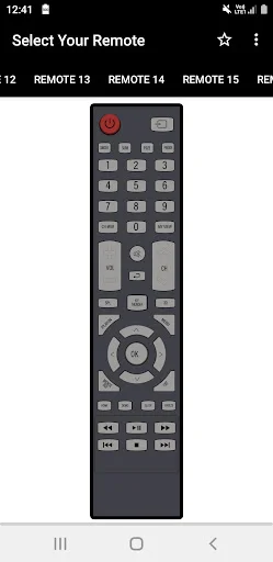 Onida TV Remote 13 control panel with power button, extensive numeric keypad, multiple menu options and function controls